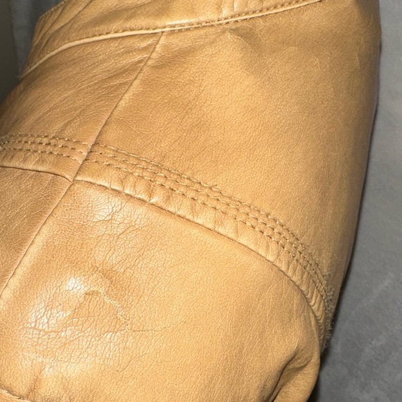 Express Leather Jacket Tan - Picture 7 of 11